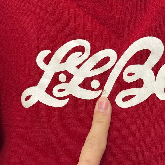 LL Bean Kids Red Crewneck - Size 2T - Picture 5 of 5
